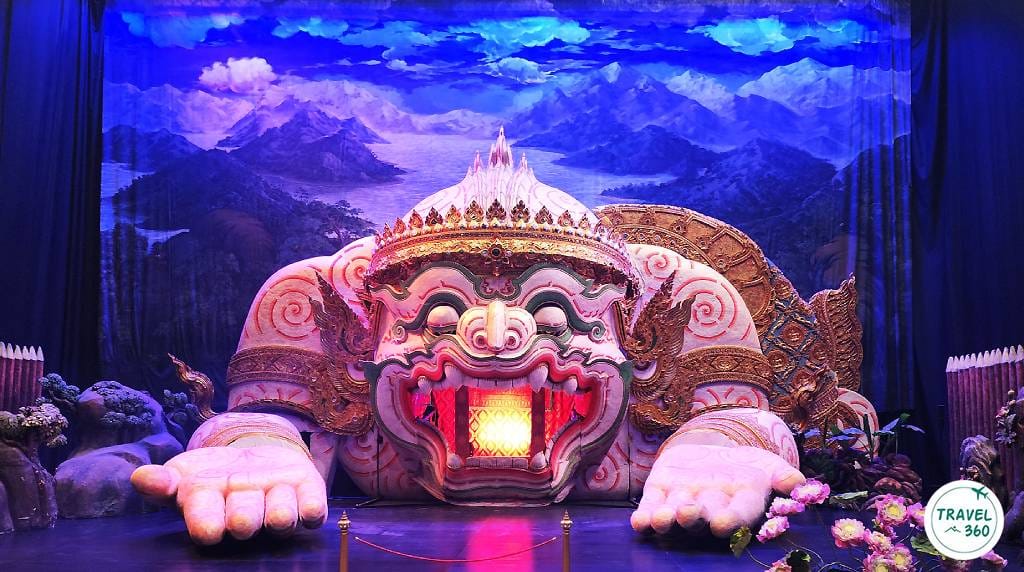 "孔剧学习馆"——华美绝伦泰国孔剧艺术，世界文化遗产，在"太皇太后"的庇荫之下