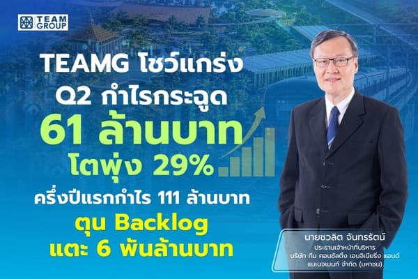 TEAMG 公布本期利润增长29%