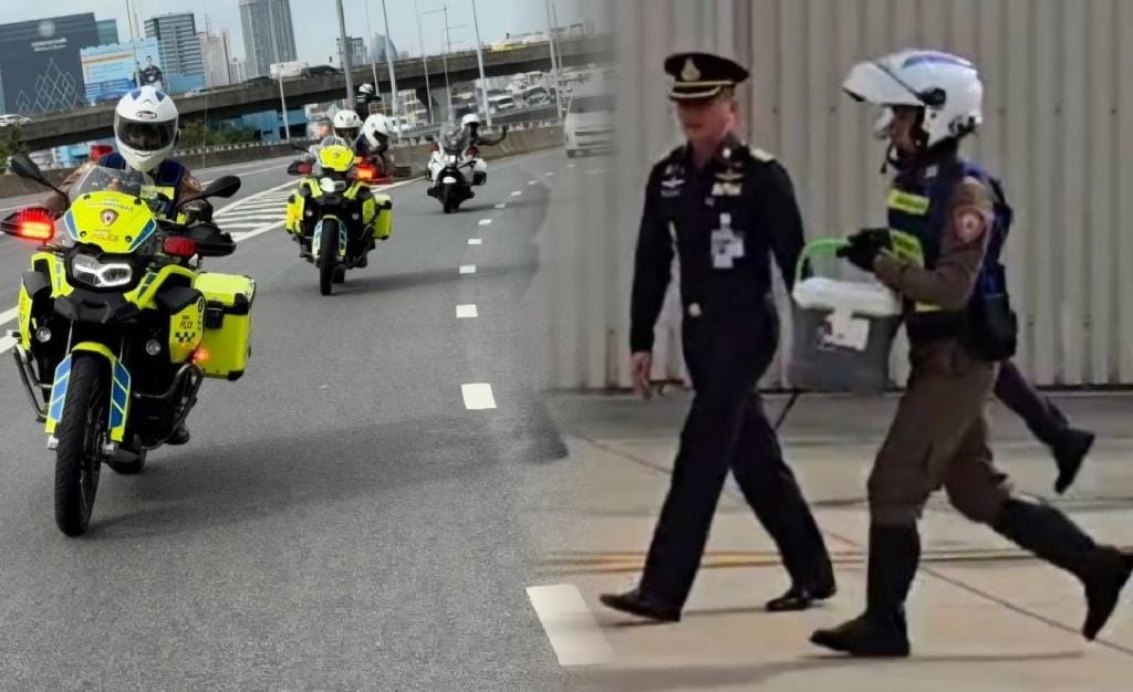 14分钟生的希望！交通警察开道，将第186颗心脏从廊曼机场护送至拉玛医院，及时抵达