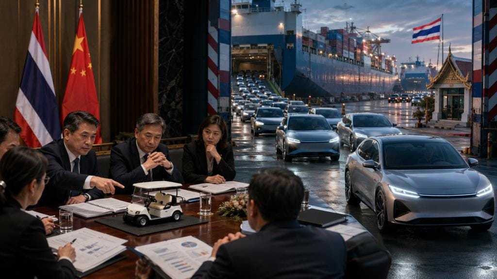 谈判人员误将电动车当高尔夫球车，中国汽车以0%关税进入泰国的FTA来龙去脉