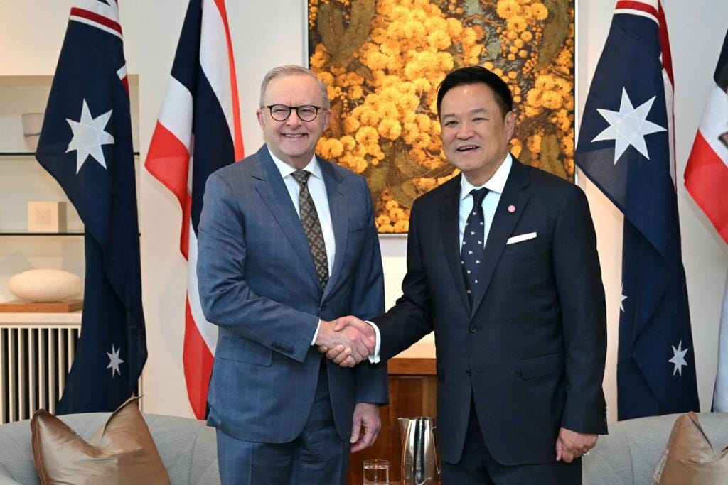 阿努廷携手阿尔巴尼斯推进泰澳战略伙伴关系，全力推动贸易、安全与打击跨国犯罪合作