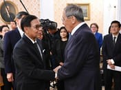 西哈萨与拉夫罗夫会谈,提升泰俄合作水平,请求支持推进泰国与欧亚经济联盟自贸协定谈判,并就柬埔寨、缅甸边境局势交换意见