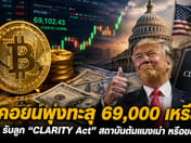 比特币飙破69,000美元,特朗普接招"CLARITY Act"——机构收割散户,还是真实利好?