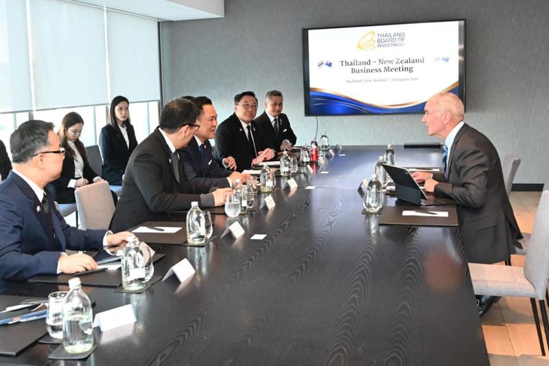 阿努廷出访新西兰，拉拢两大巨头落子泰国，连接农业与旅游业迈向全球市场