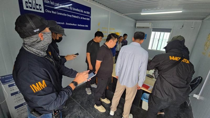 移民三局突击检查中国资本建筑工地 逮捕5名非法劳工 发现三项违规 加速追查雇主责任