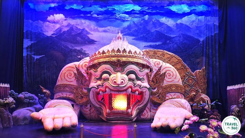 "孔剧学习馆"——华美绝伦泰国孔剧艺术，世界文化遗产，在"太皇太后"的庇荫之下