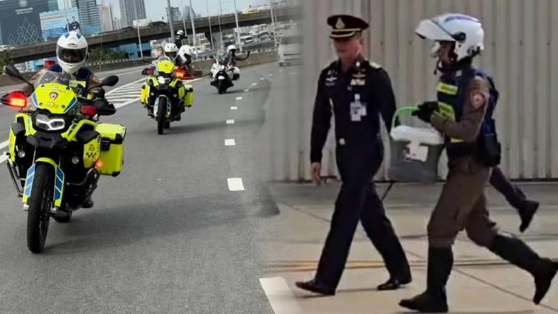 14分钟生的希望！交通警察开道，将第186颗心脏从廊曼机场护送至拉玛医院，及时抵达