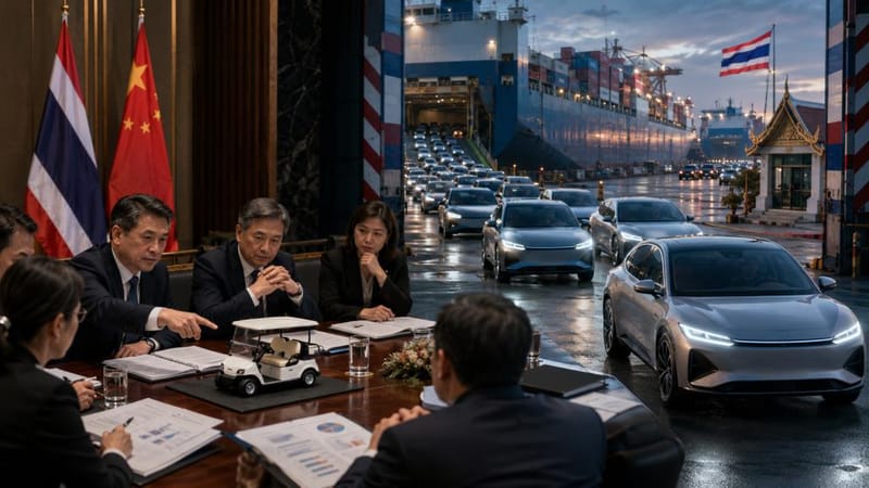 谈判人员误将电动车当高尔夫球车，中国汽车以0%关税进入泰国的FTA来龙去脉