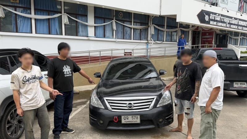 （视频）曝光歹徒团伙在曼谷市中心绑架中国女子、图将其送往昔卡边境全过程——冲卡后将受害者推下车弃于路中，随后遭甘烹碧警方追捕，全员落网